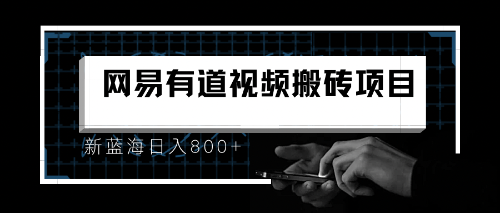 8月有道词典最新蓝海项目，视频搬运日入800+ - 蓝天网赚-蓝天网赚