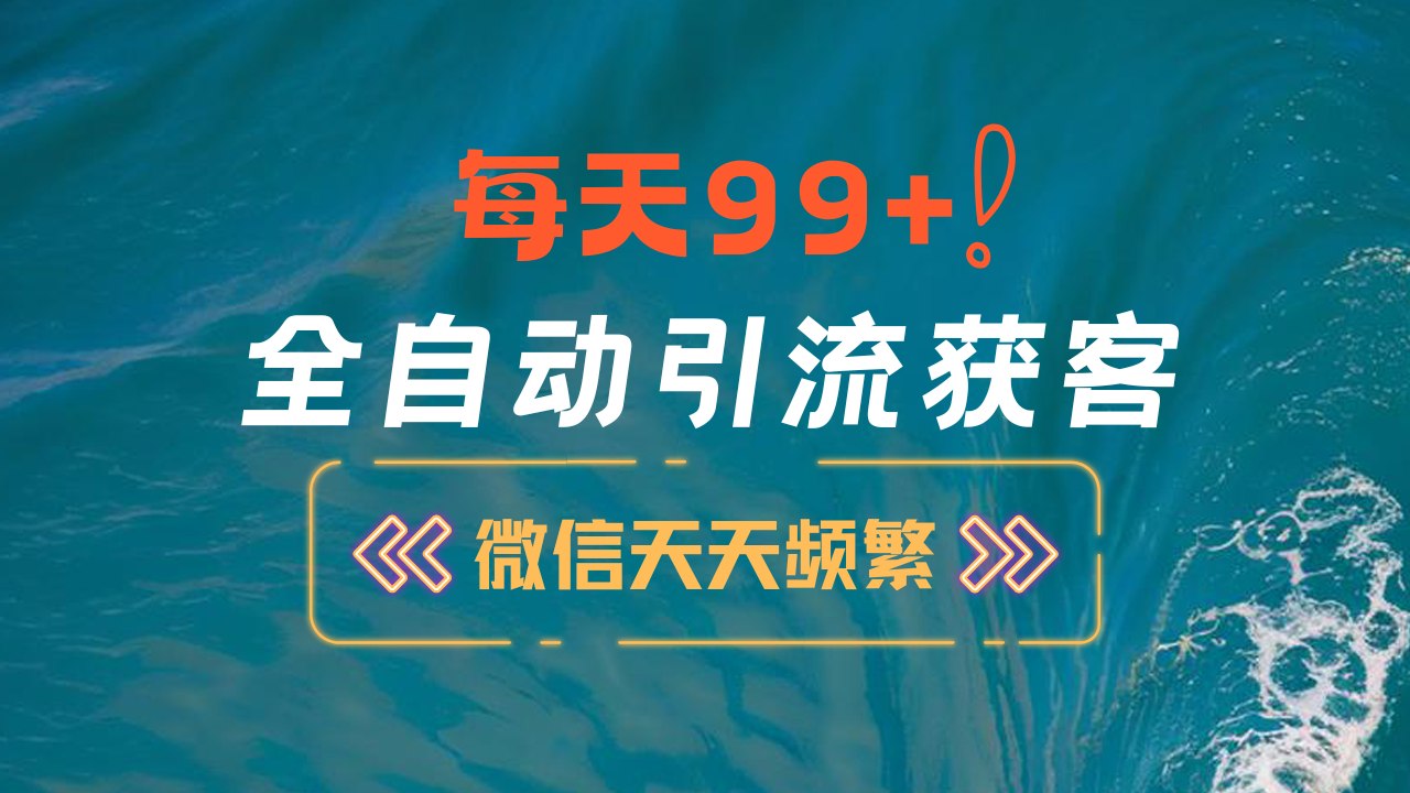 12月最新，全域全品类私域引流获客500+精准粉打法，精准客资加爆微信 - 蓝天网赚-蓝天网赚