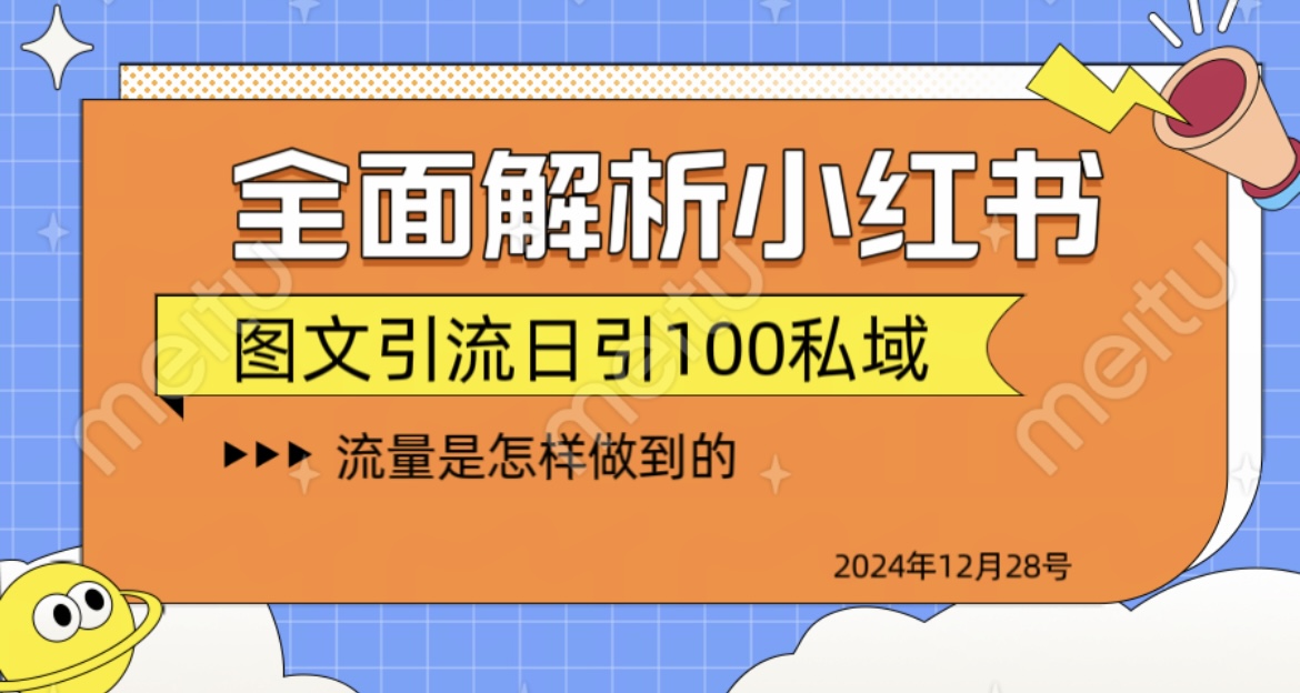 全面解析小红书图书引流日引100私域 - 蓝天网赚-蓝天网赚